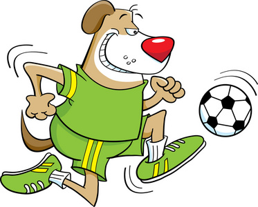 足球玩狗