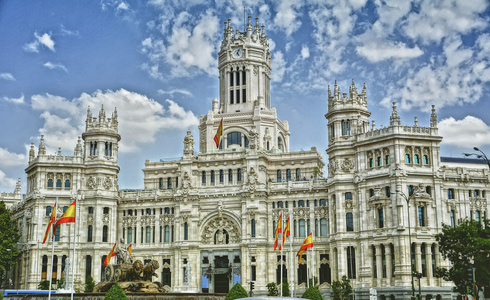 在马德里 cibeles