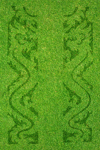 龙图标上绿草纹理和背景