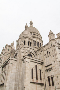 圣心大教堂 蒙马特高地 巴黎 fra 外部体系结构