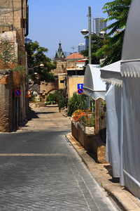 在老 yafo.tel aviv.israel 街