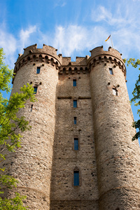 在德国的城堡塔