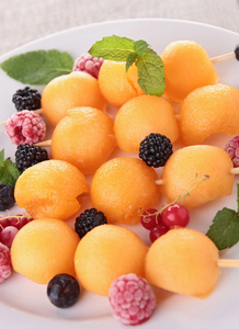 甜瓜和浆果果实