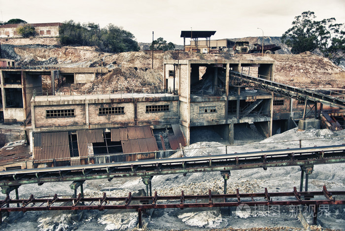 废弃的矿山的tharsis