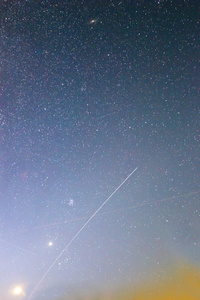 繁星满天的夜晚背景