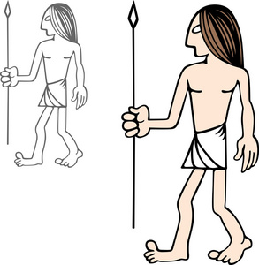 个埃及士兵相似素材图片