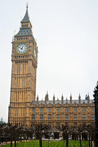 大笨钟 英国议会大厦和威斯敏斯特桥