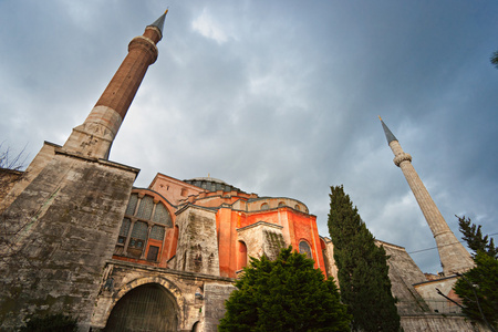 圣索非亚大教堂圣索菲亚清真寺，伊斯坦布尔，土耳其