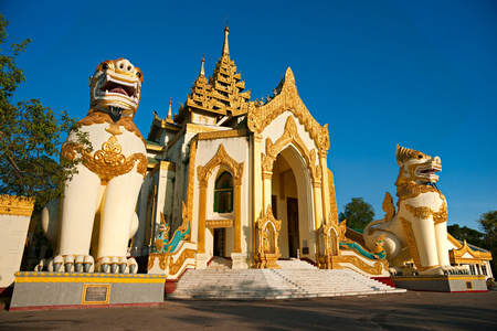 shwedagon 帕亚，仰光缅甸