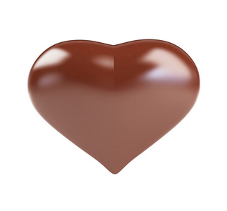 心形巧克力作为抽象背景