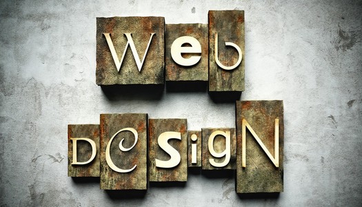 web 设计概念与复古活版
