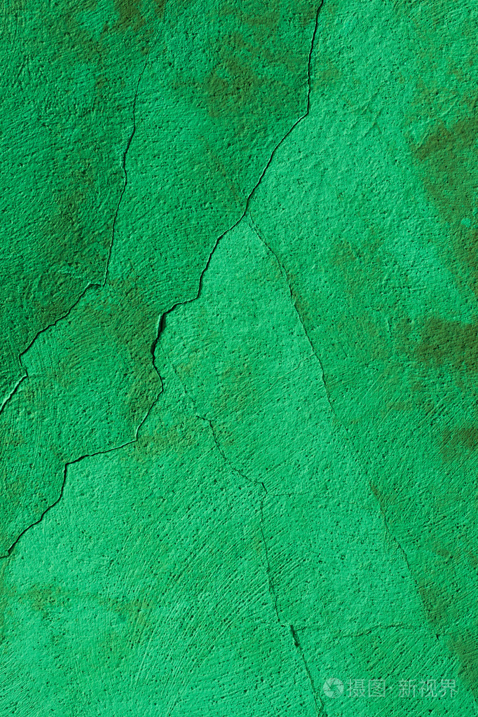 暗绿色平面裂纹的背景材料