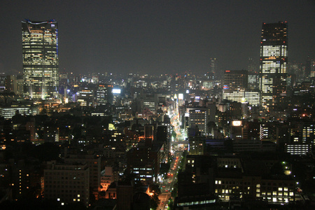 城市景观，东京首都城市日本