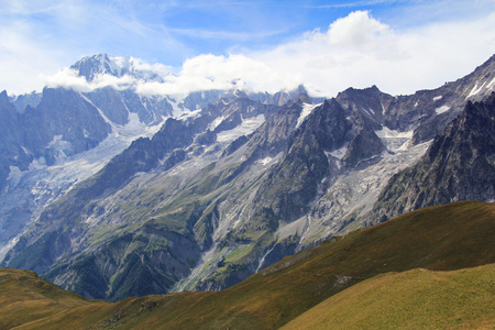 著名的勃朗峰全景