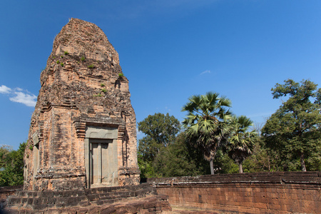 在吴哥复杂古代寺迭 kdei