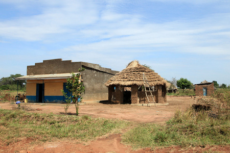 非洲小屋乌干达 非洲