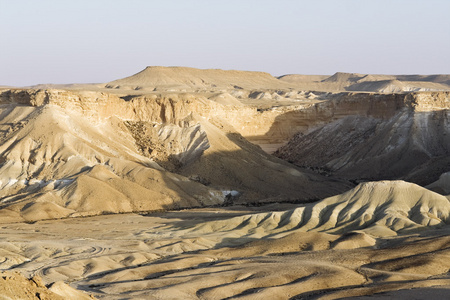 内盖夫沙漠中的地质形成