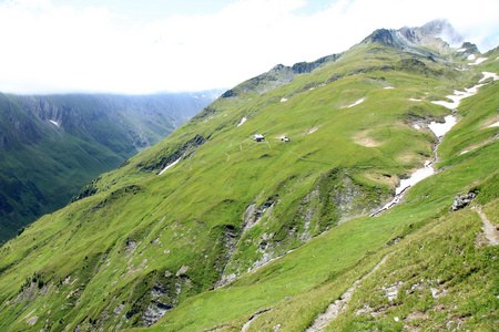 在阿尔卑斯山风景