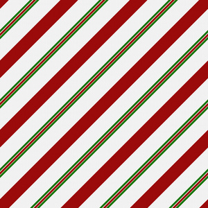 红色 绿色和白色的条纹的织物背景