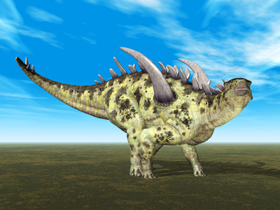 恐龙 gigantspinosaurus