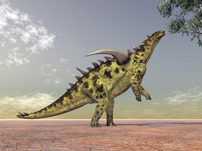 恐龙 gigantspinosaurus