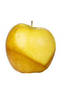 腐朽的金色美味的苹果