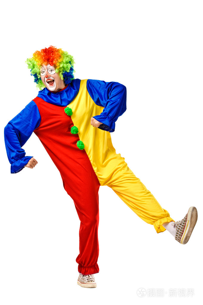 白上小丑的肖像