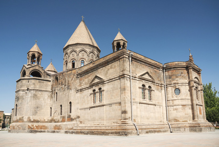 外面埃里温亚美尼亚教会