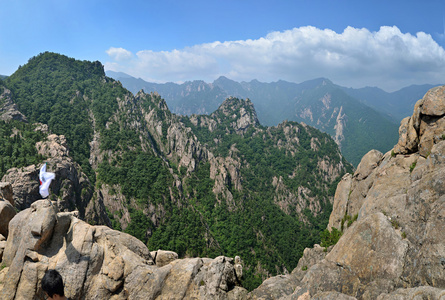 seoraksan 国家公园，南 k 的全景山风景