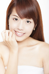 美丽的微笑亚洲年轻女子