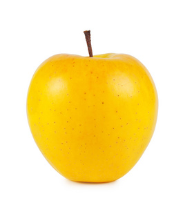 黄色熟透的苹果