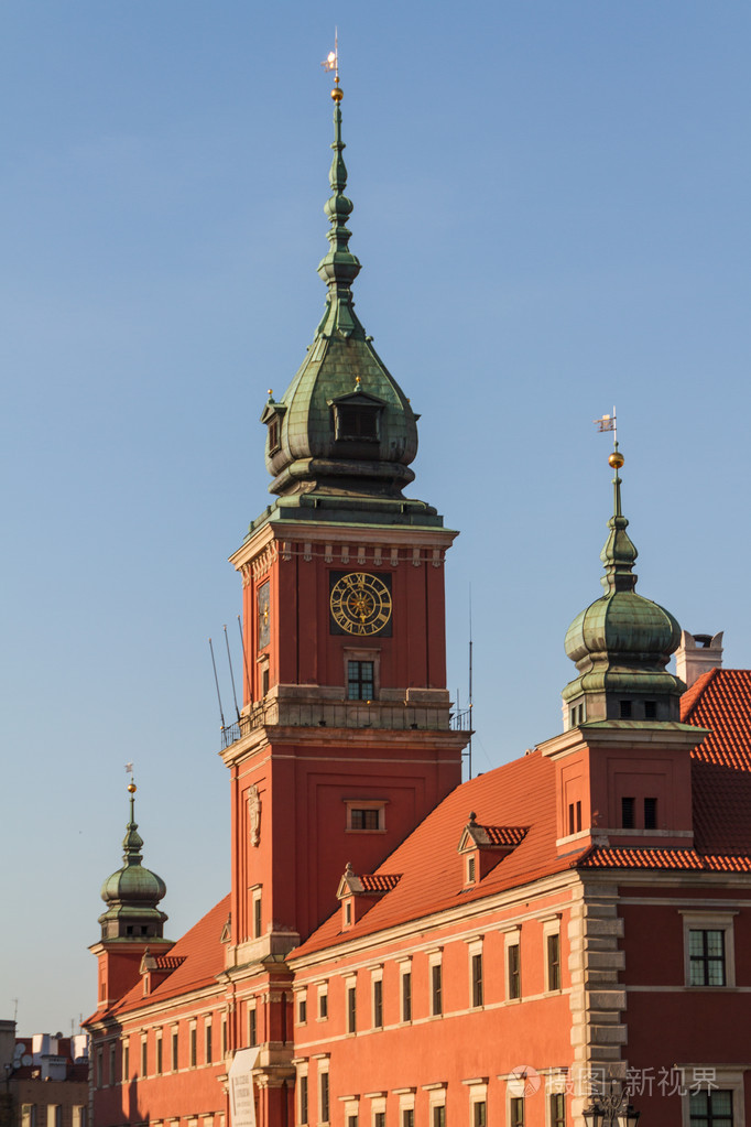 华沙,波兰.旧镇-著名的皇家城堡.教科文组织世界她