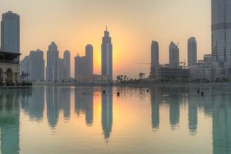 迪拜在日落之城