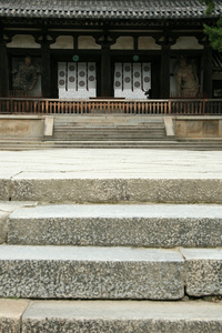 石阶法隆寺 日本