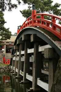 桥住吉大社祠 大阪日本