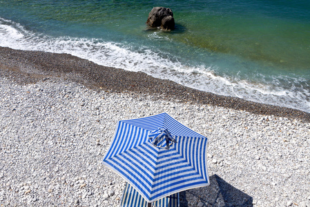 在希腊克里特 sfakia 湾景区海滩