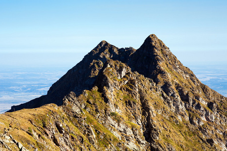 fagaras 山在罗马尼亚，在一个夏日的风景