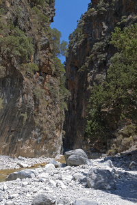在希腊克里特萨马利亚峡谷图片
