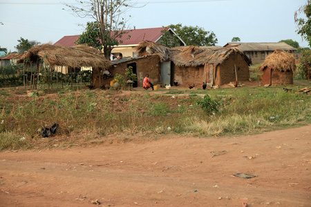 泥小屋soroti，乌干达非洲