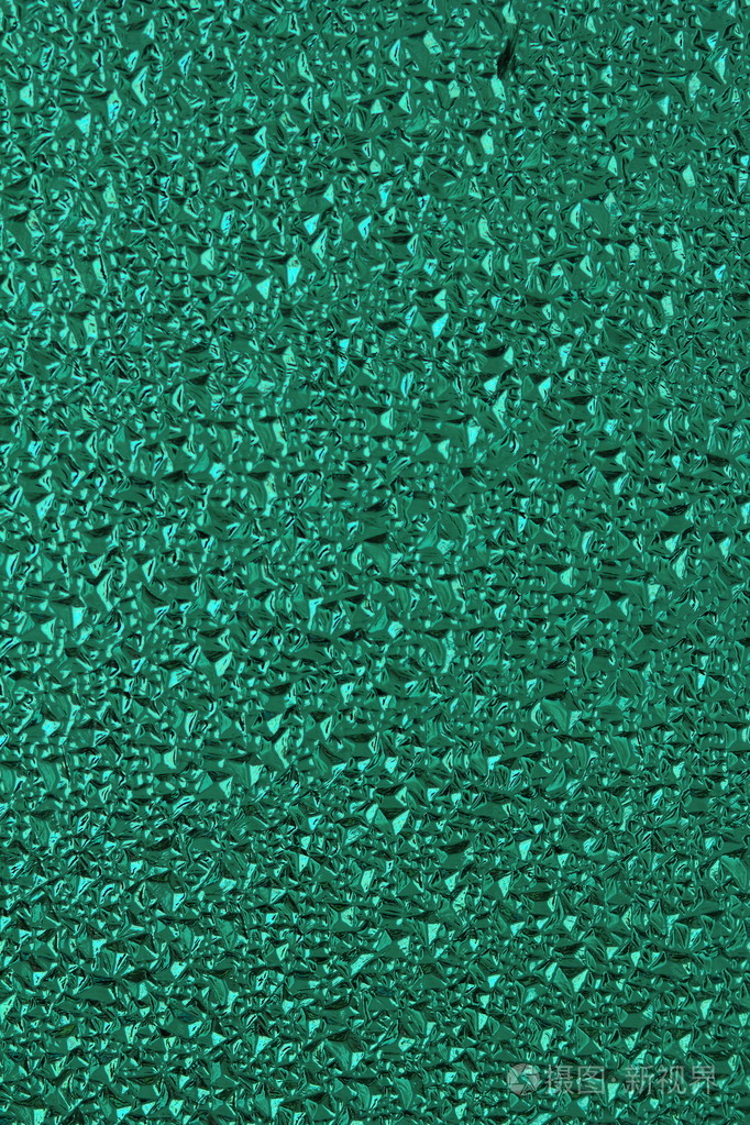 波纹玻璃在绿颜色纹理图