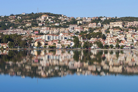 argostoli 在入的希腊小岛的城市