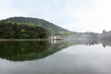 庐山美丽的湖