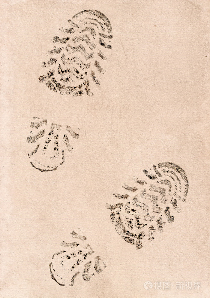 两个跟踪的烙印