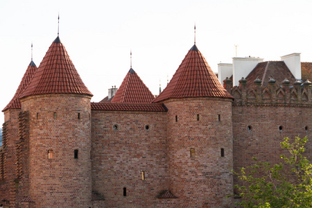 与文艺复兴巴比肯华沙老镇照片