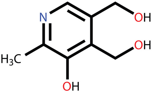 吡哆醇 维生素 B6 结构式