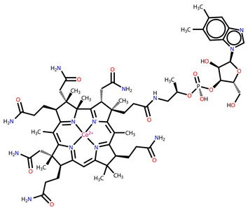 维生素 B12 钴胺素 结构式