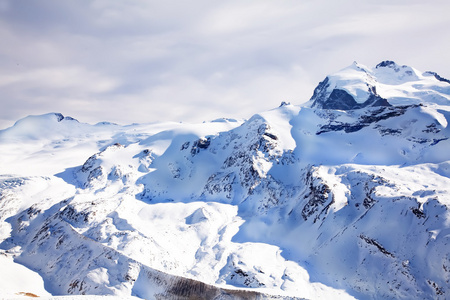 在瑞士的冬天雪冬季风景