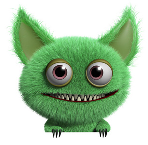 毛茸茸的怪物图片