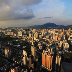 深圳市的夜景