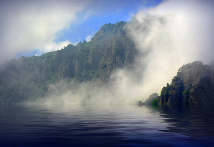 湖泊风景